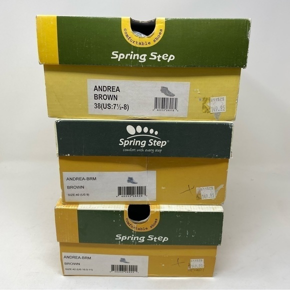 Spring Step Andrea Brown Leather Boots - Picture 9 of 9